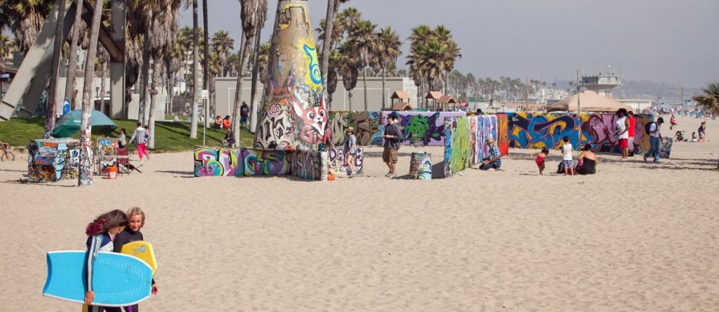 graffiti wall art Venice Beach