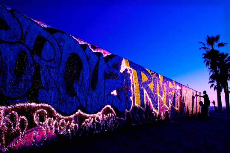 Graffiti wall art venice